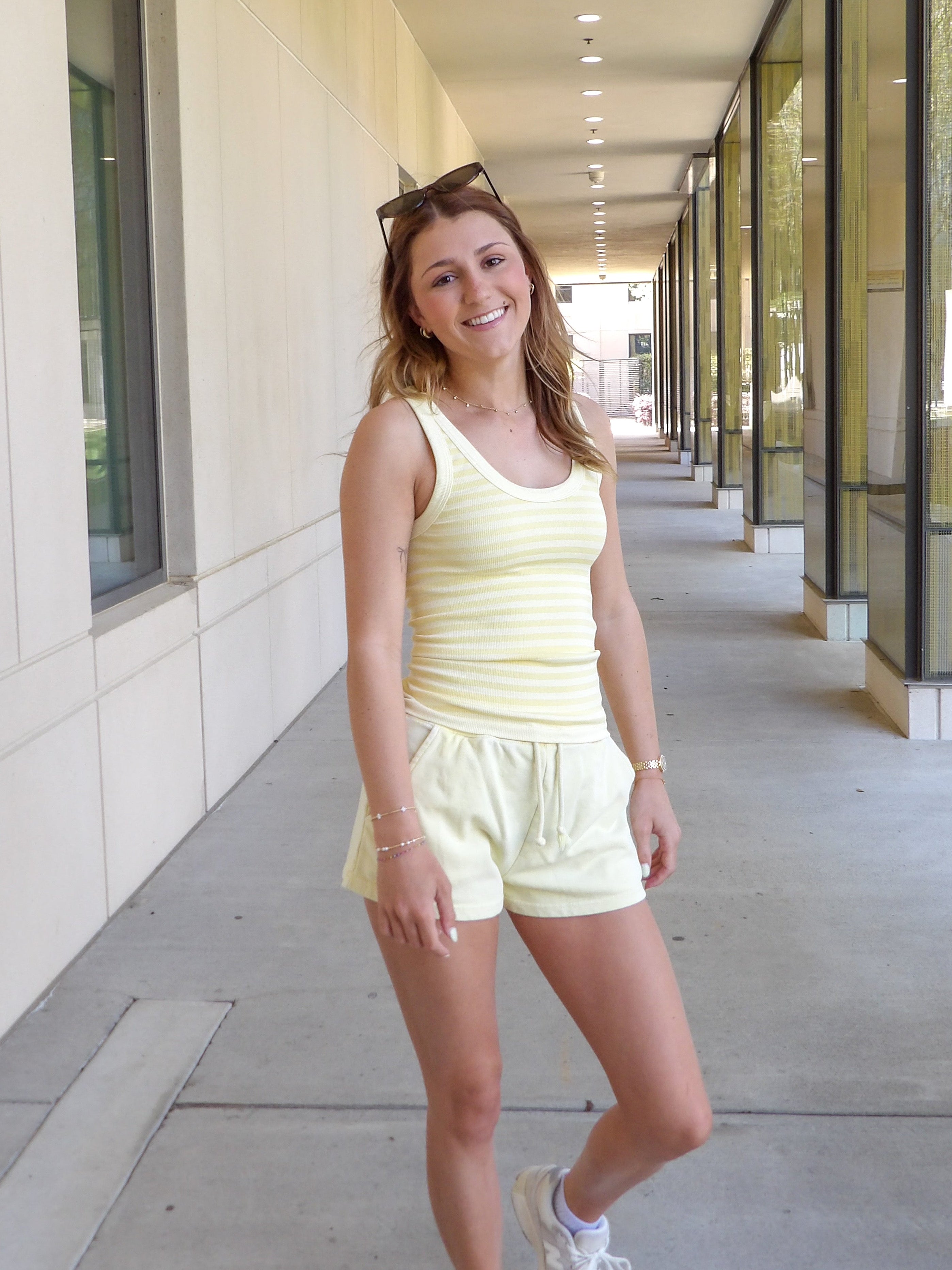 The Buttercup Stripe Tank (PREORDER: ARRIVES IN 1 WEEK)