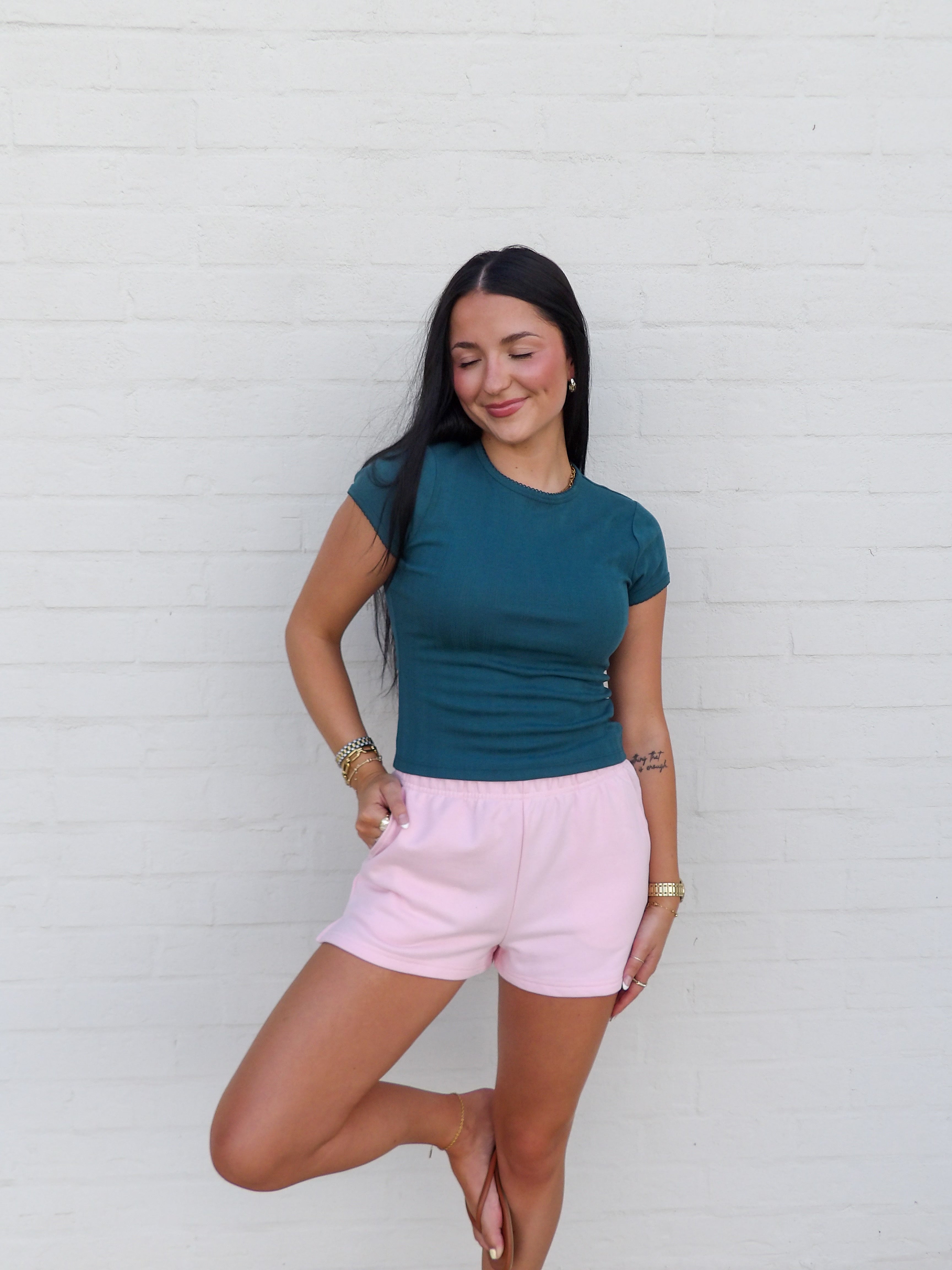 The Pretty Pointelle Tee