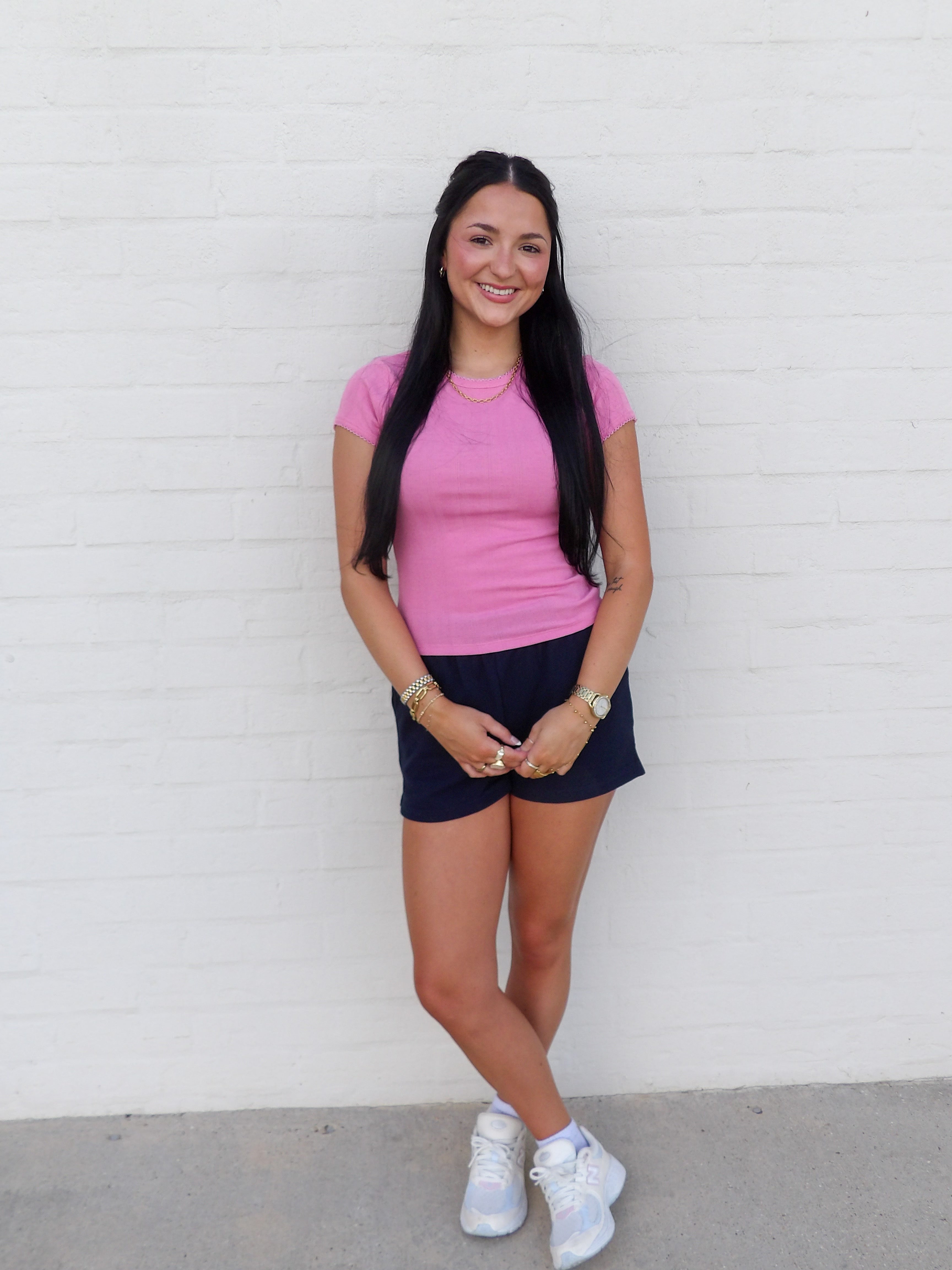 The Pretty Pointelle Tee