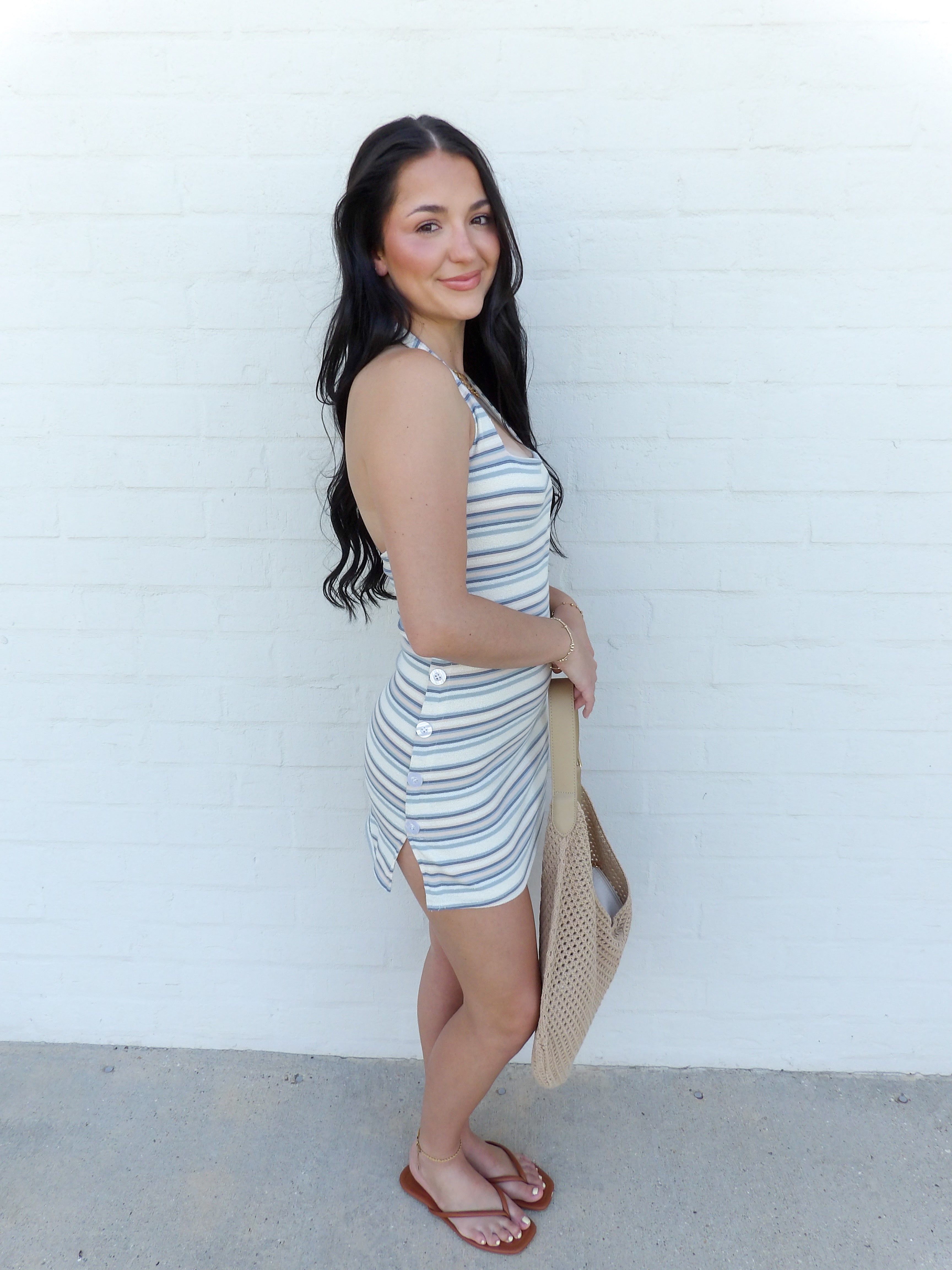 The Seaside Stripe Mini
