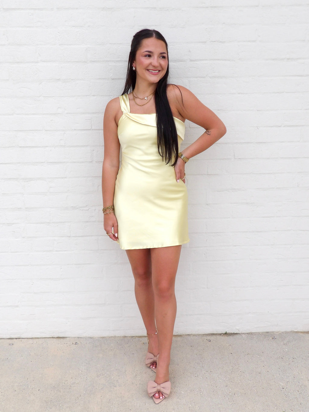The Sunlit Silk Dress