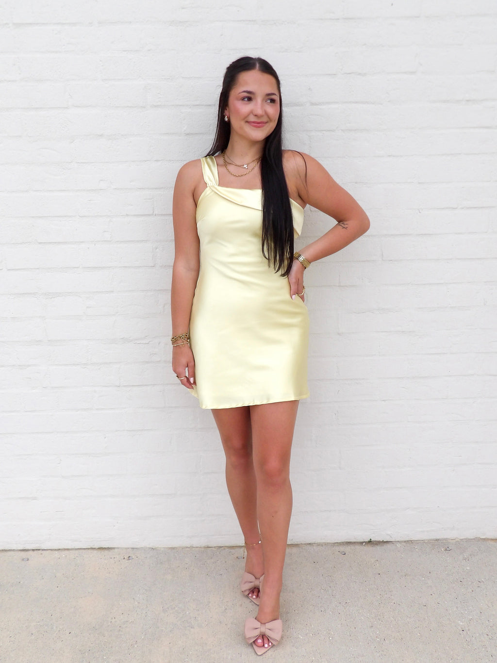 The Sunlit Silk Dress