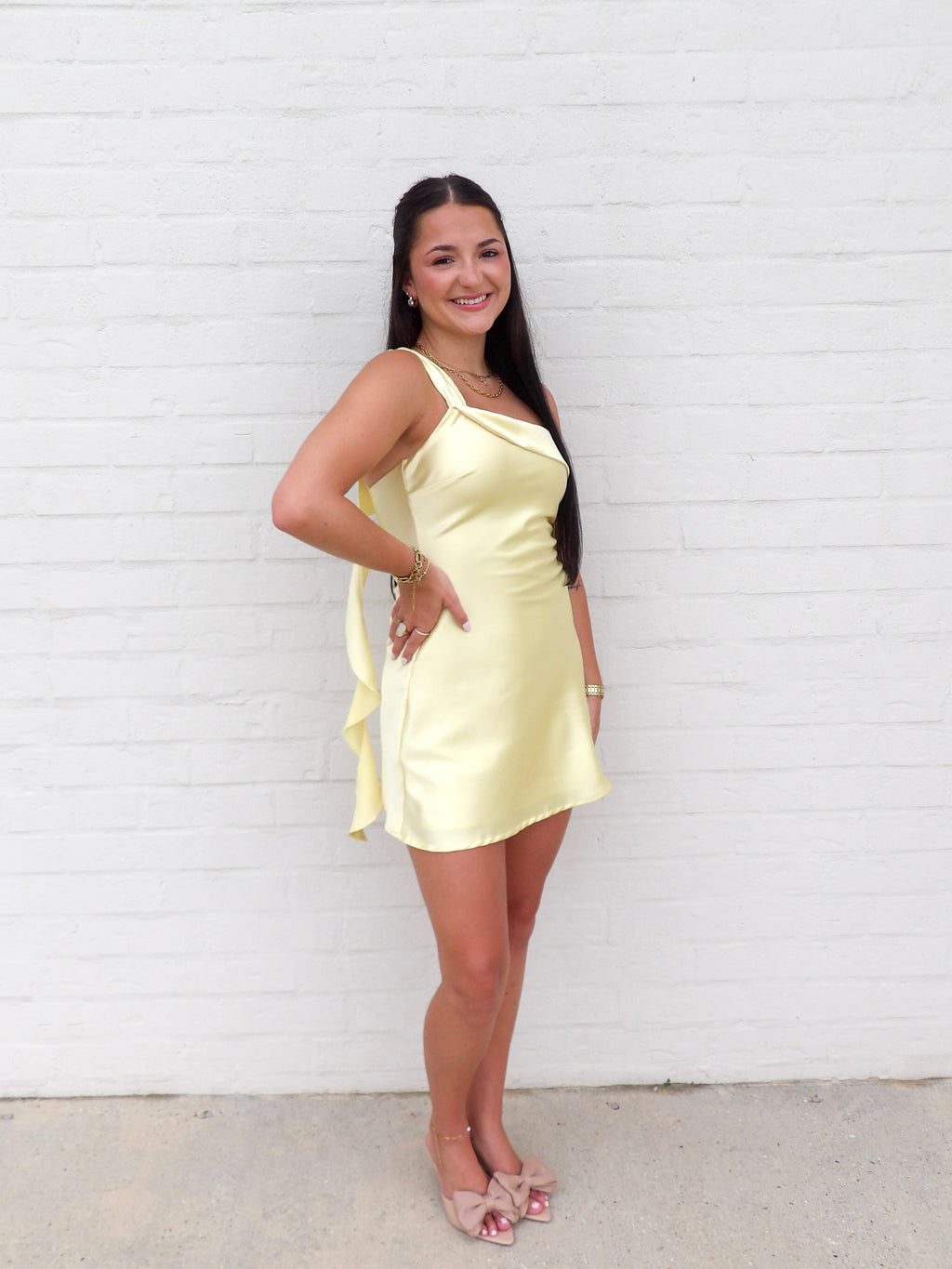 The Sunlit Silk Dress