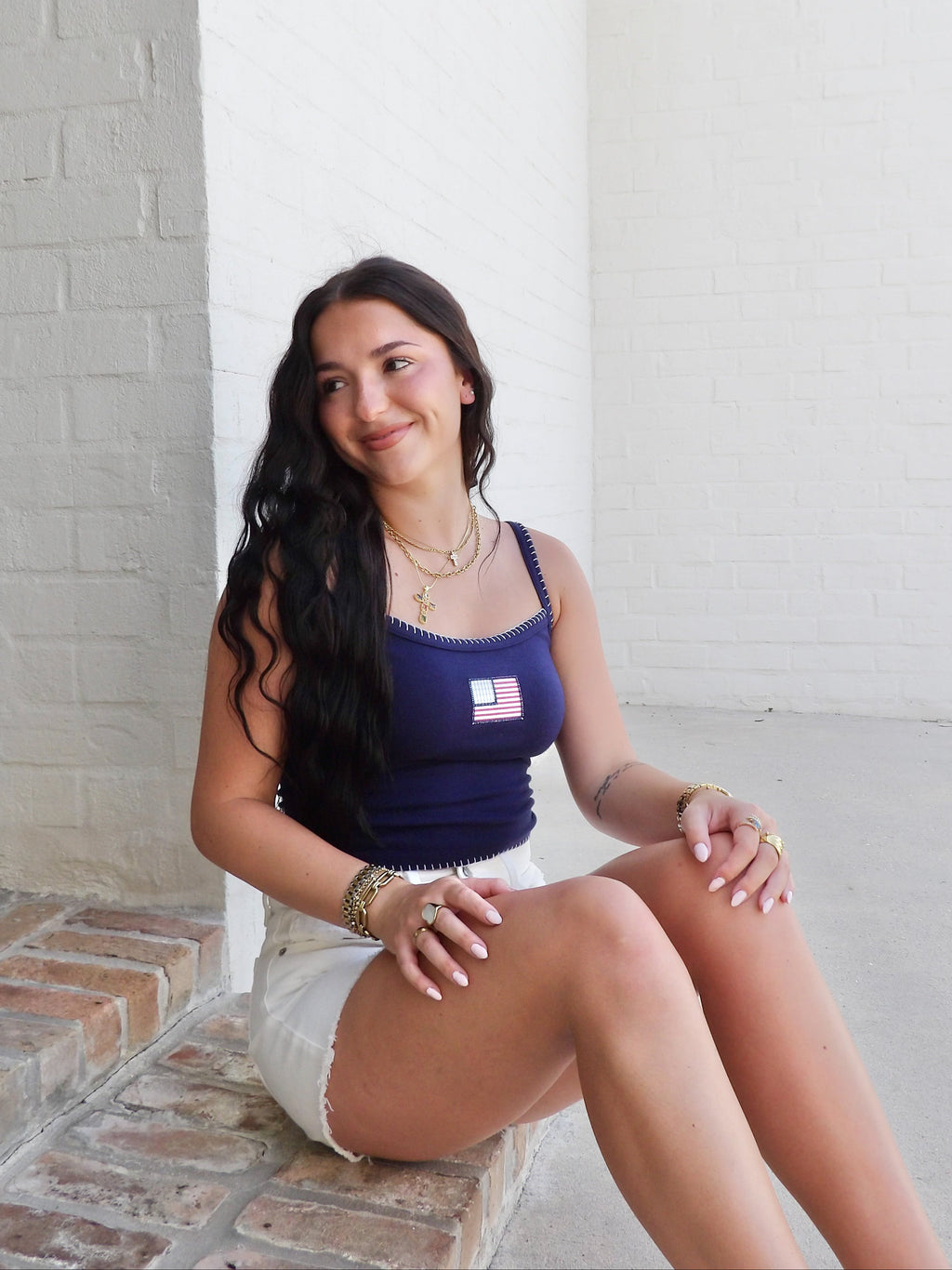 The Americana Knit Tank