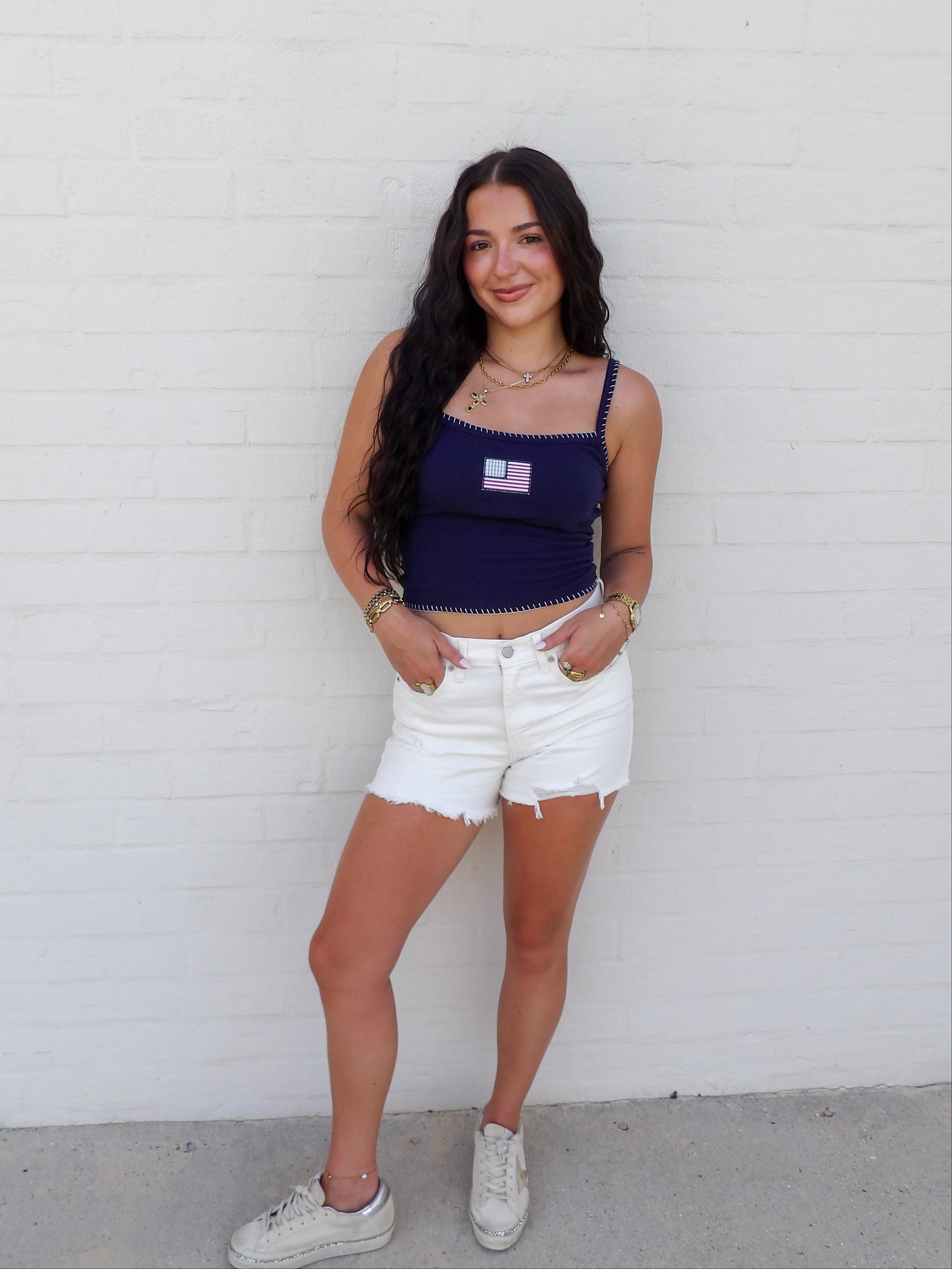 The Americana Knit Tank