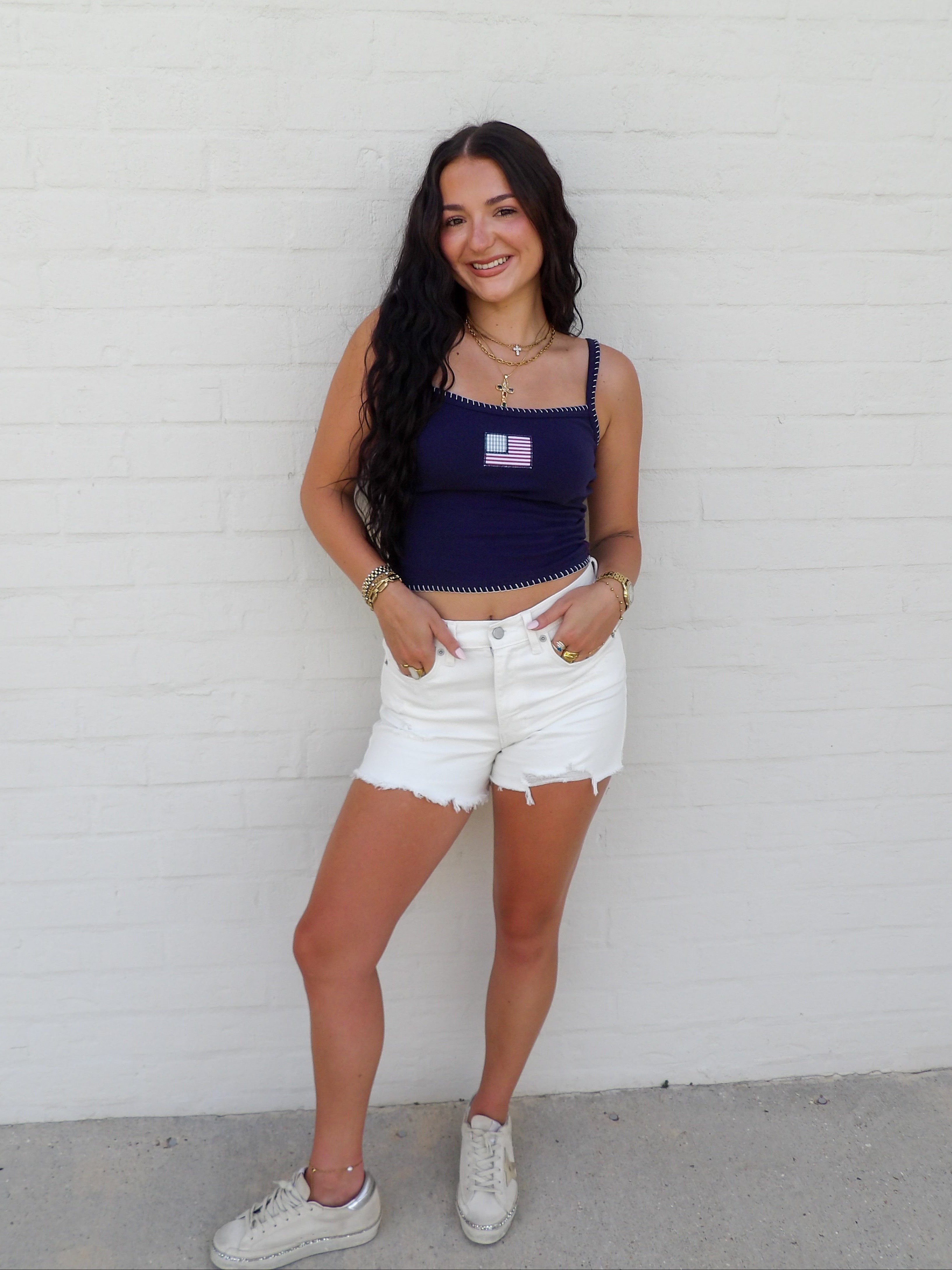 The Americana Knit Tank