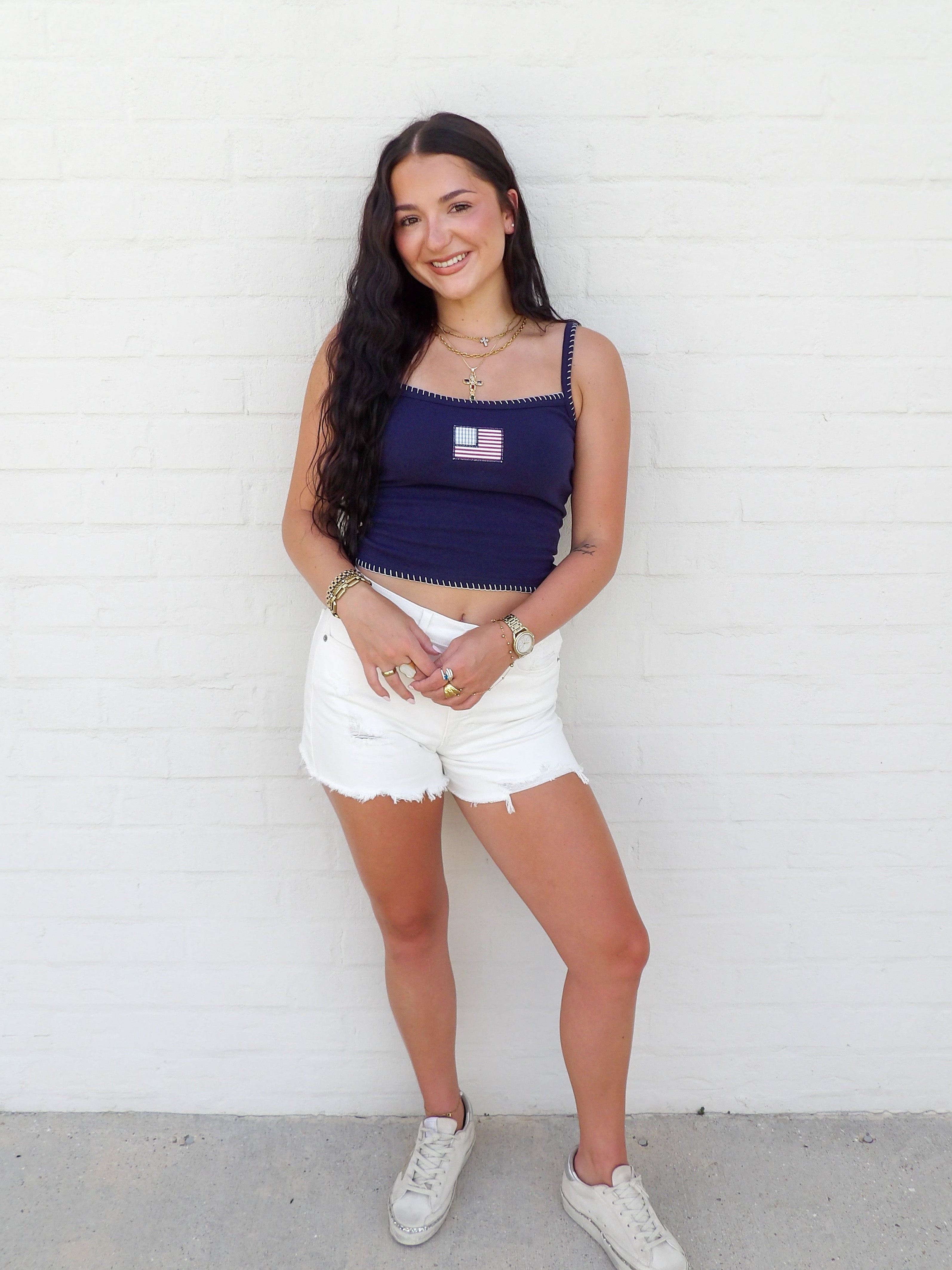 The Americana Knit Tank