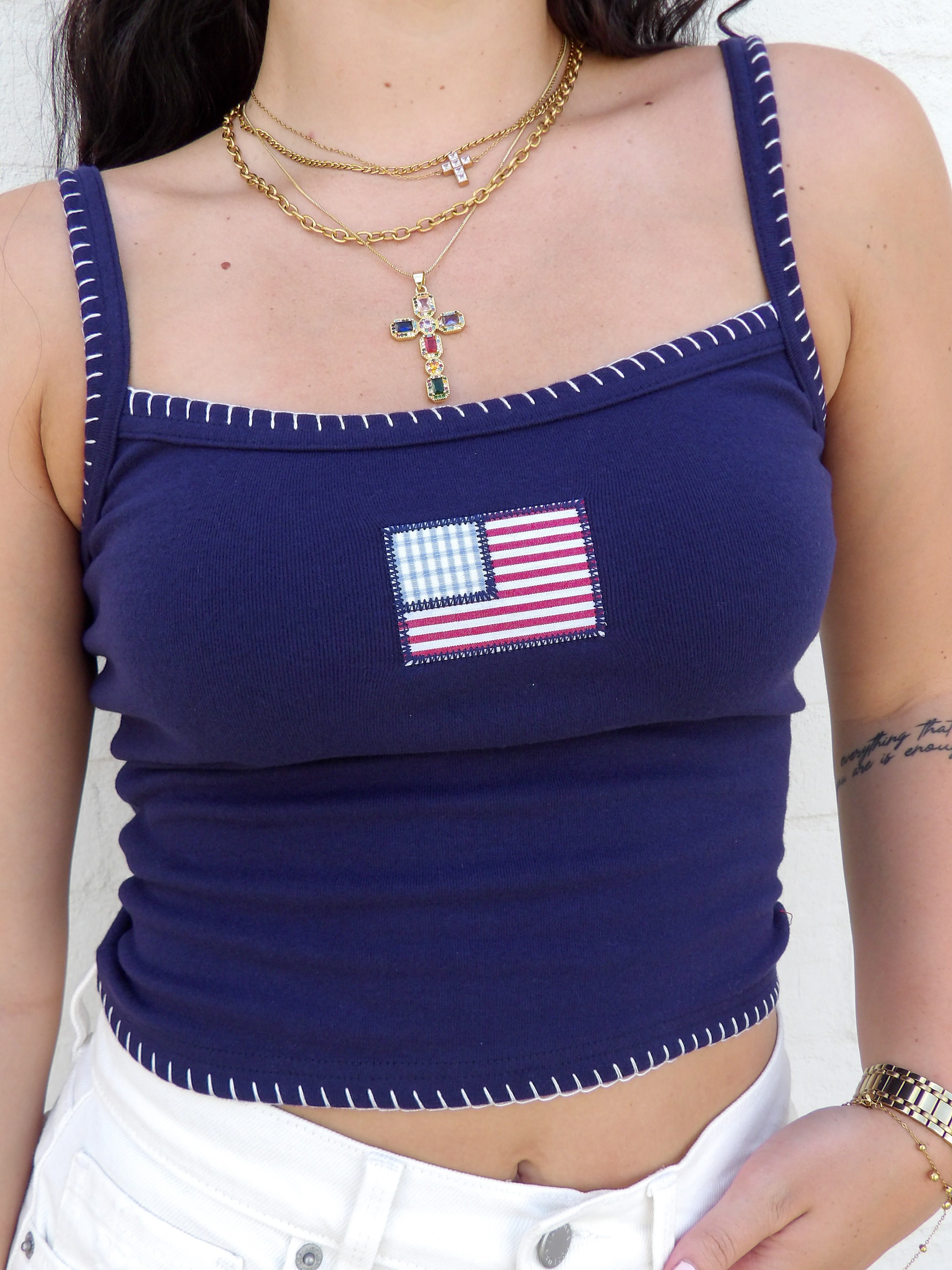 The Americana Knit Tank