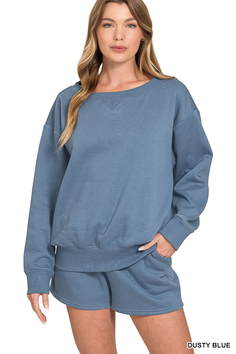 The Sunday Lounge Set (PREORDER: 1 WEEK RESTOCK - DUSTY BLUE)