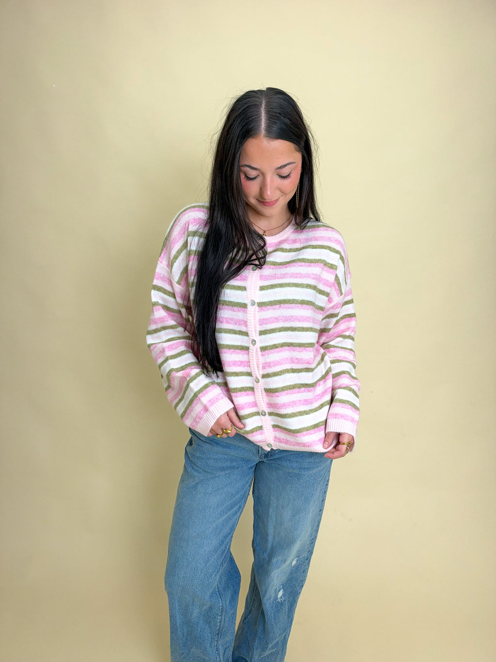The Strawberry Matcha Cardigan