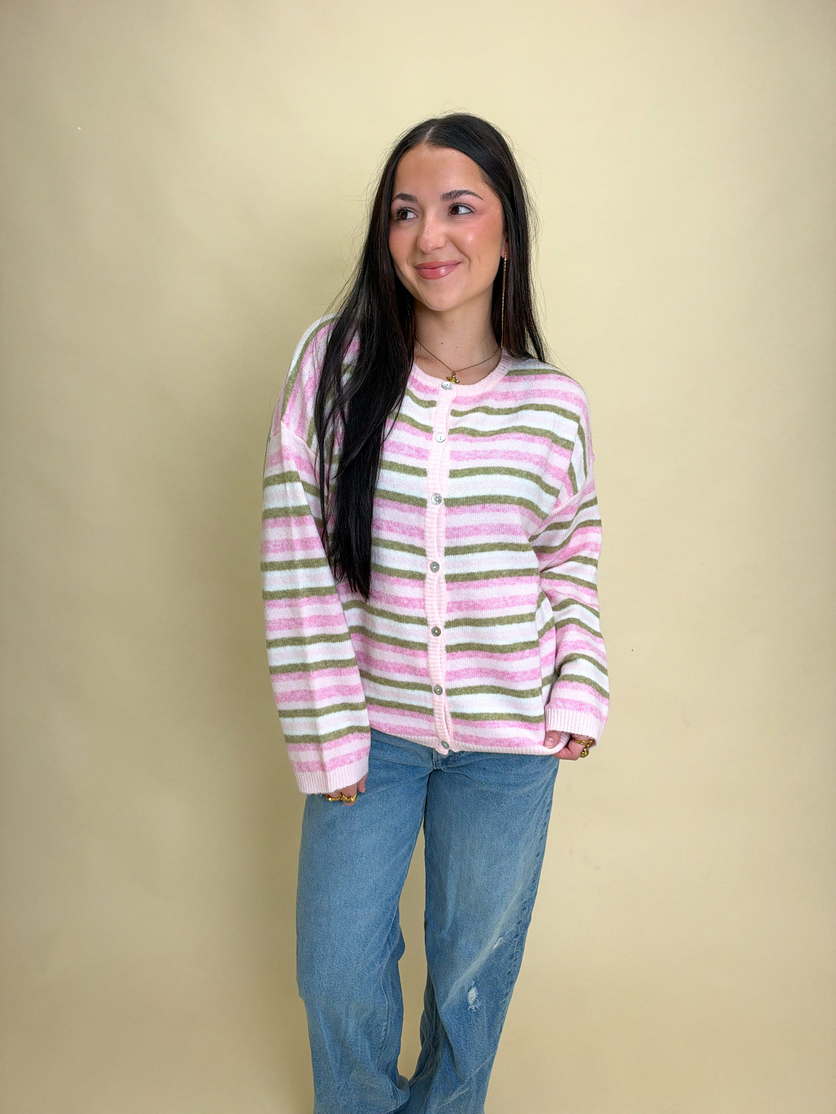 The Strawberry Matcha Cardigan