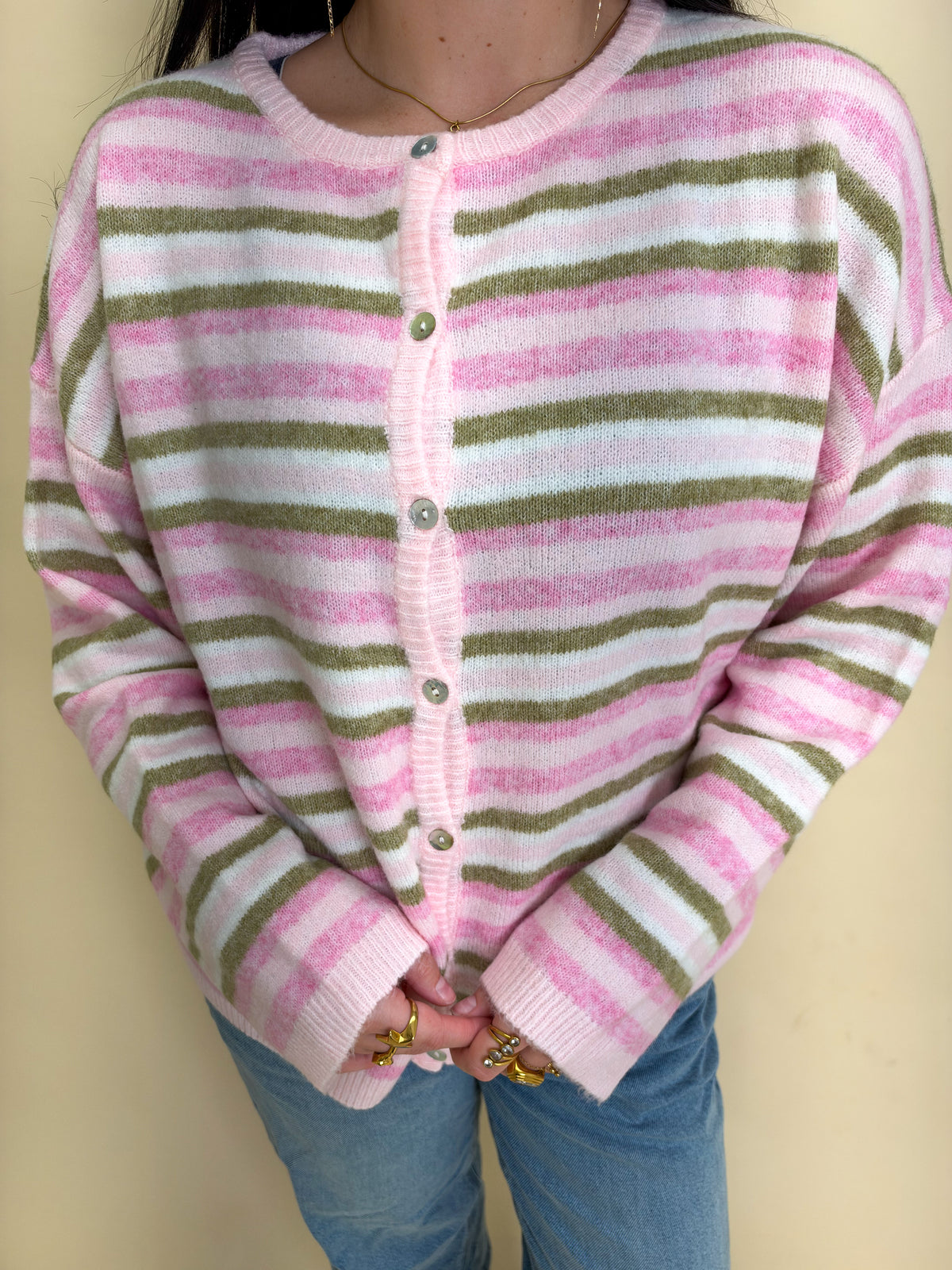 The Strawberry Matcha Cardigan