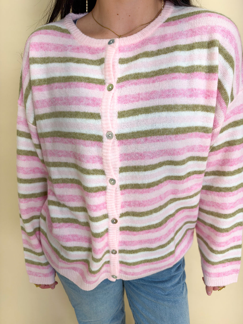 The Strawberry Matcha Cardigan