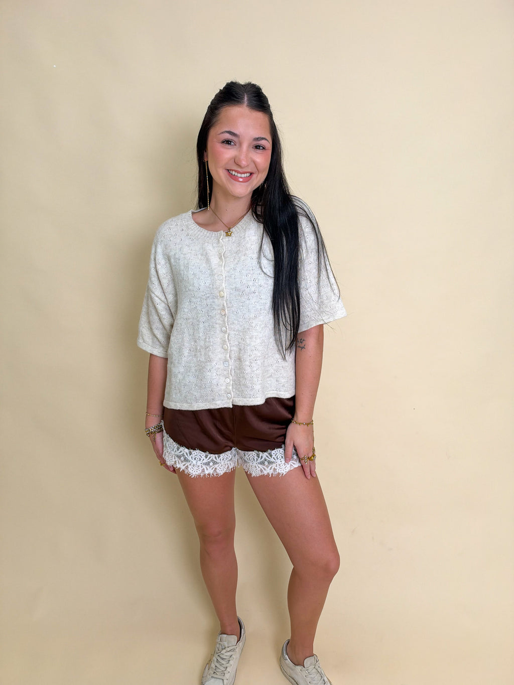 The Peyton Pointelle Cardigan