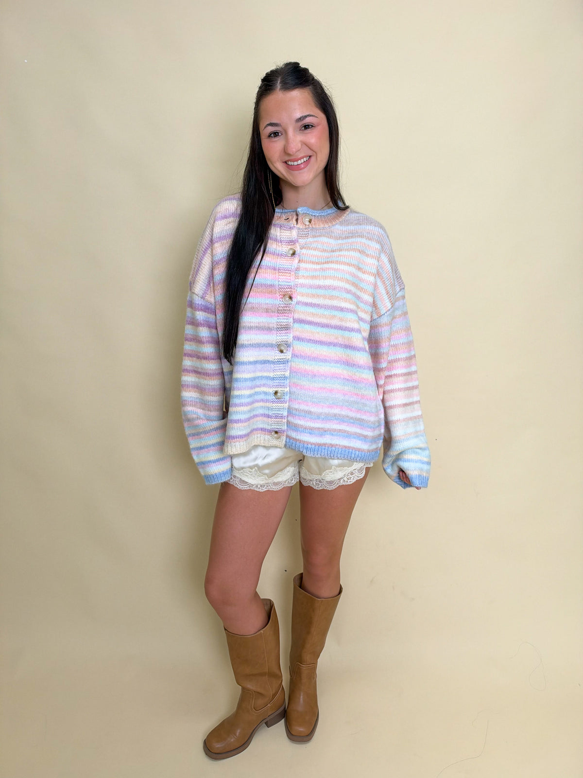 The Cotton Candy Cardigan