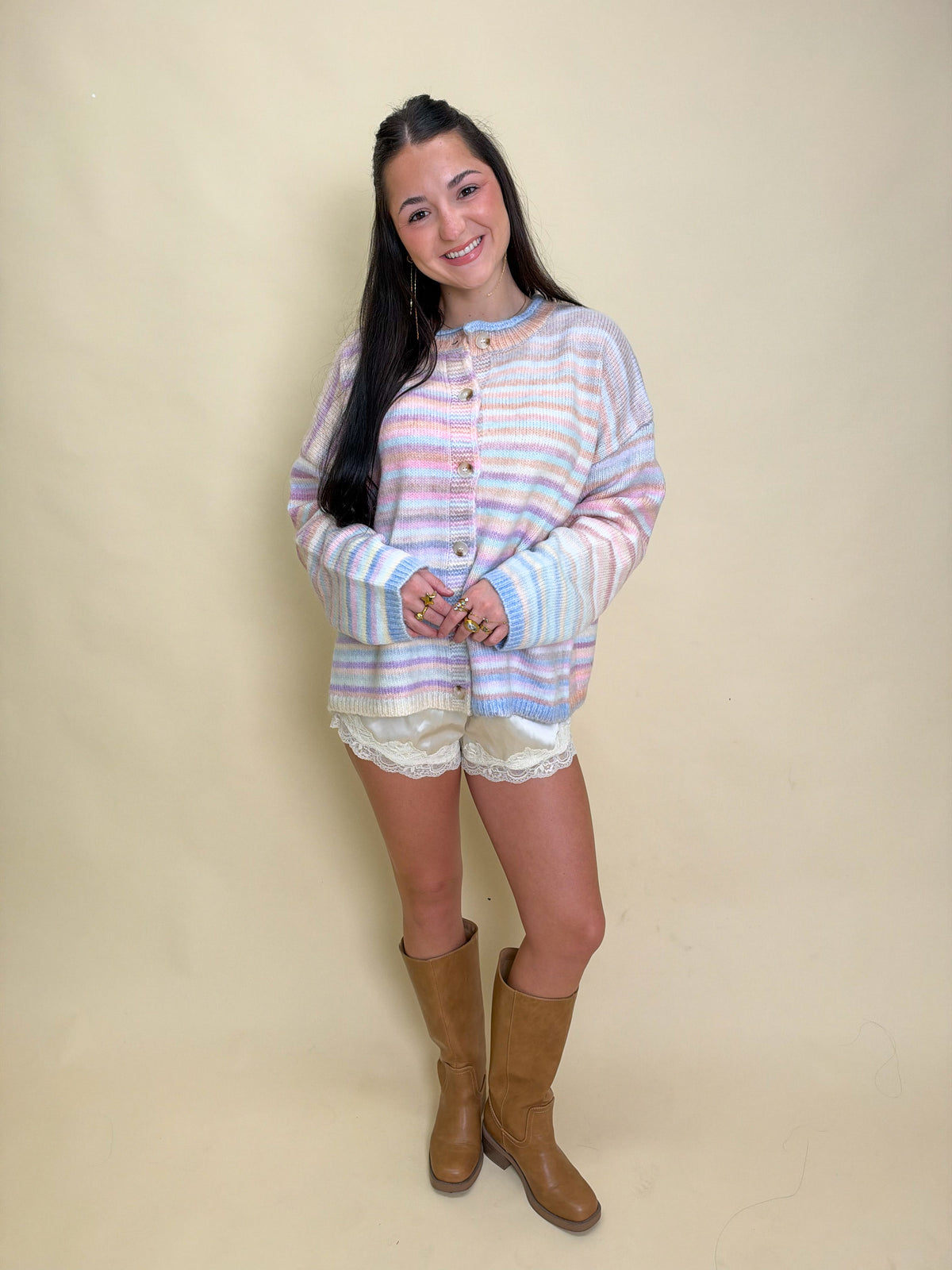 The Cotton Candy Cardigan
