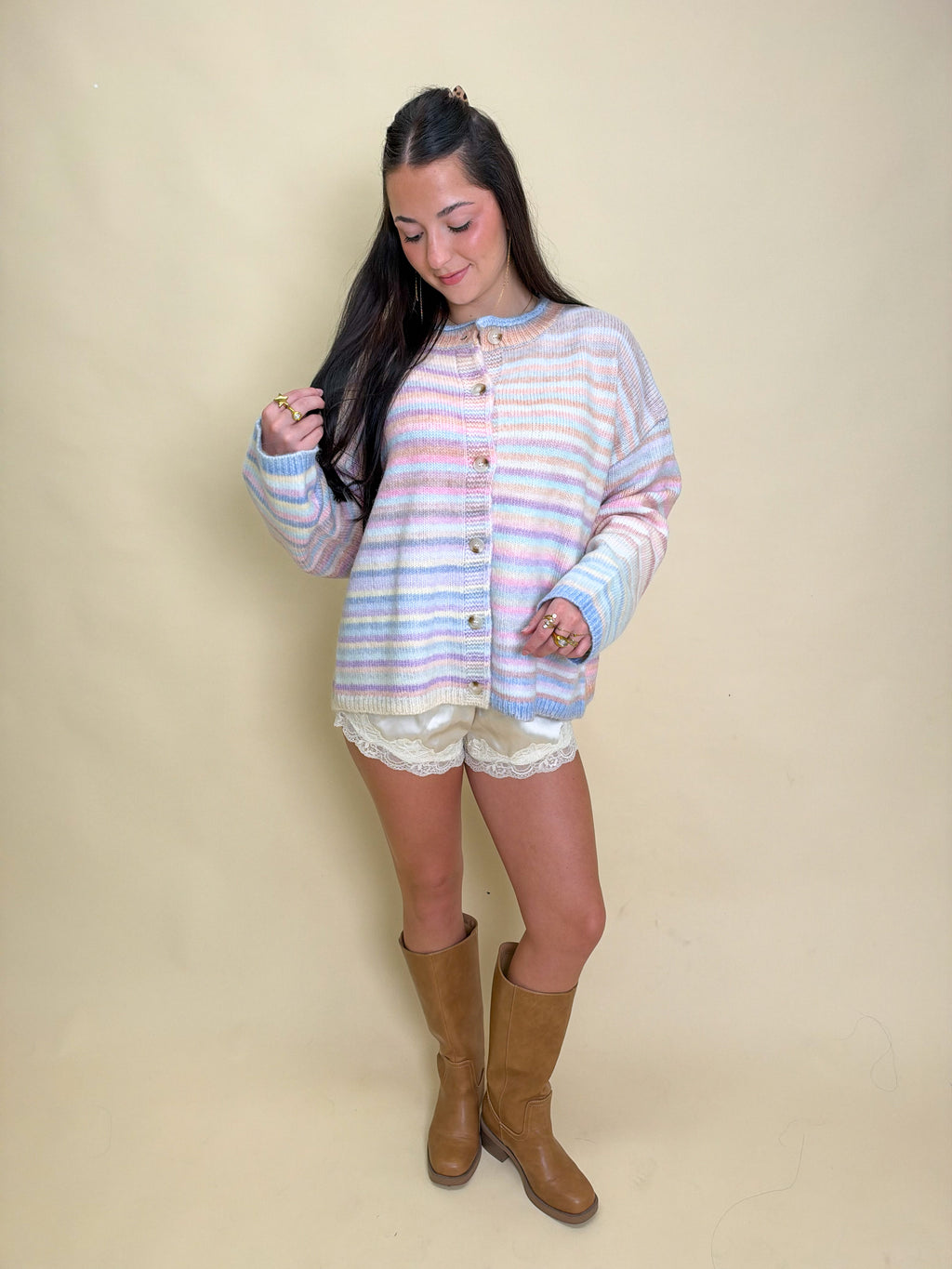 The Cotton Candy Cardigan