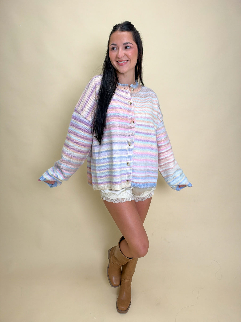 The Cotton Candy Cardigan