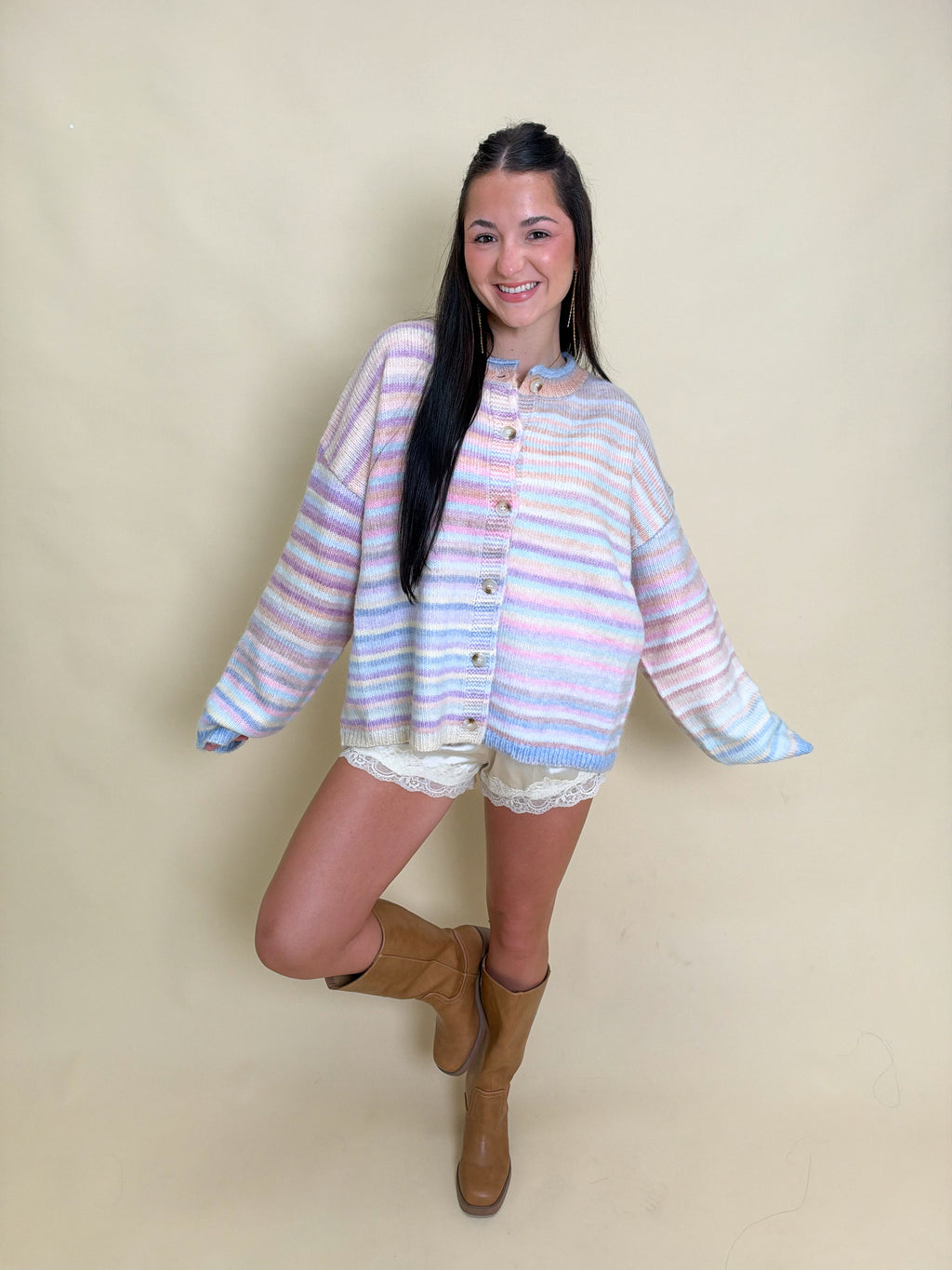 The Cotton Candy Cardigan