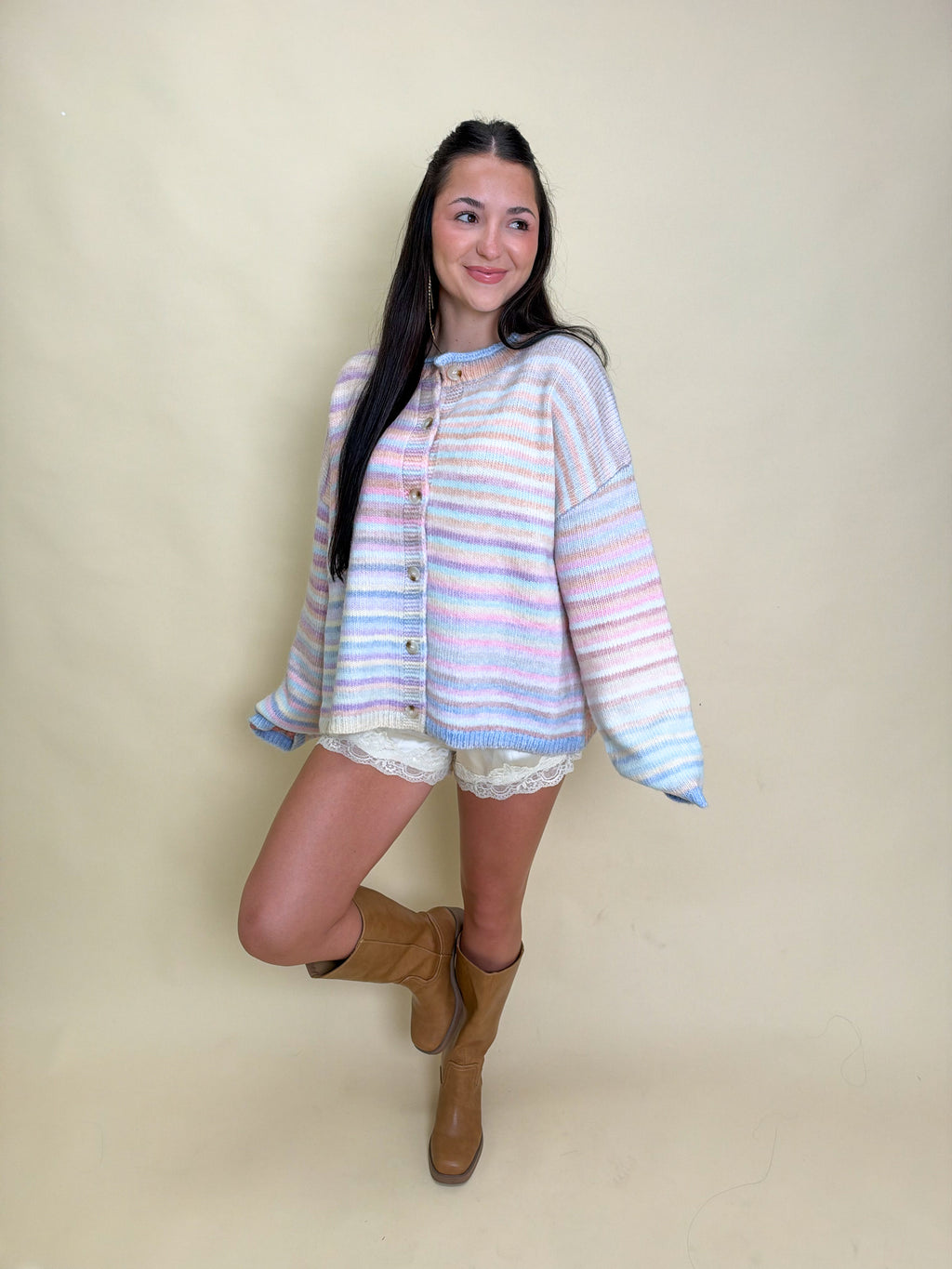 The Cotton Candy Cardigan