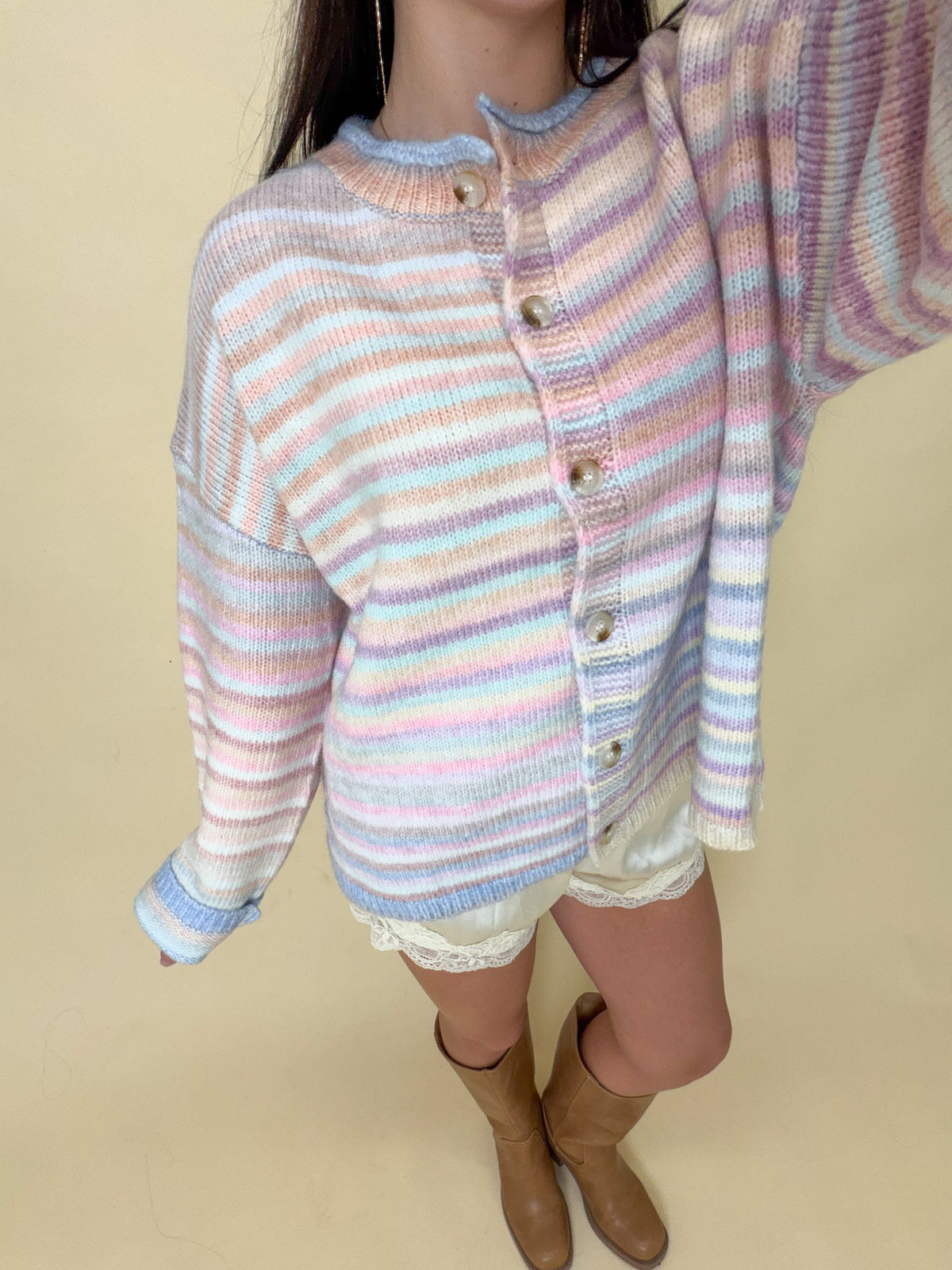 The Cotton Candy Cardigan