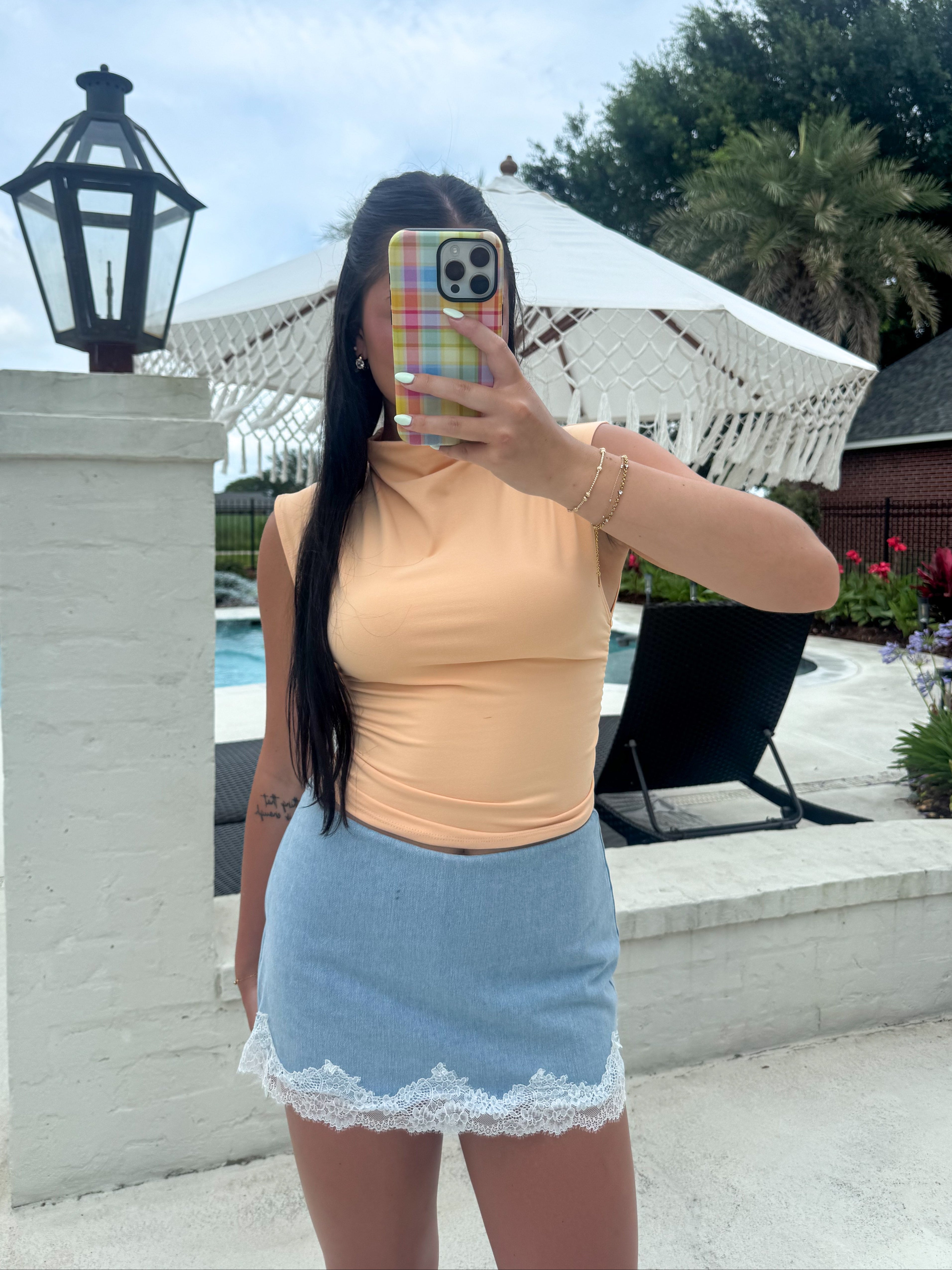 The Peach Bellini Top
