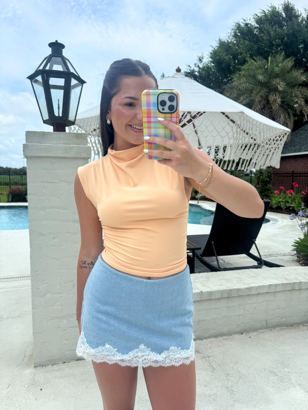 The Peach Bellini Top