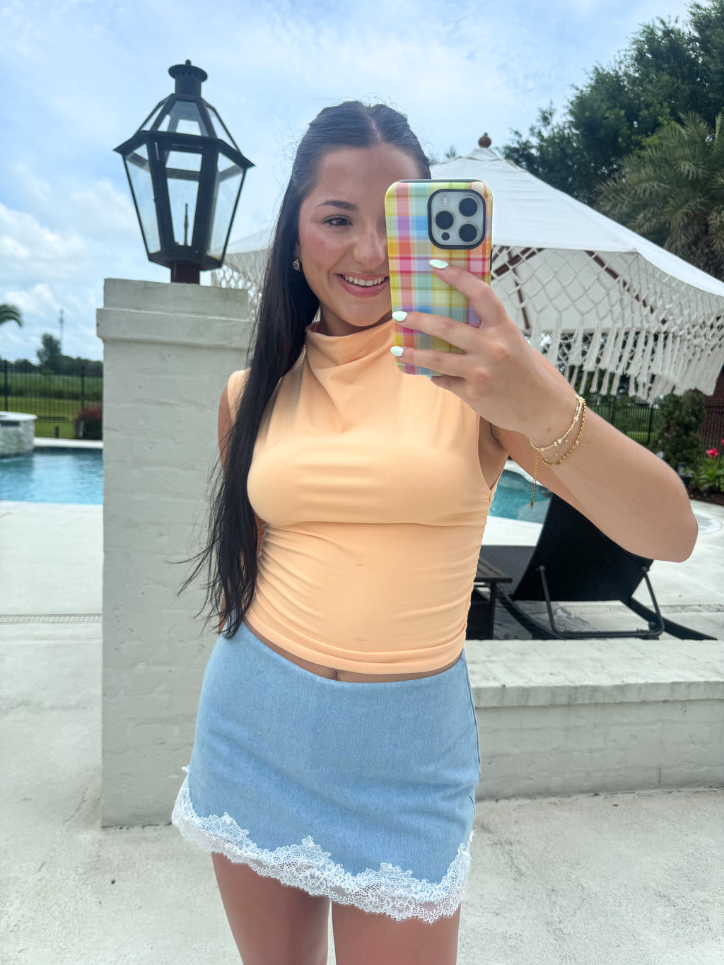 The Peach Bellini Top