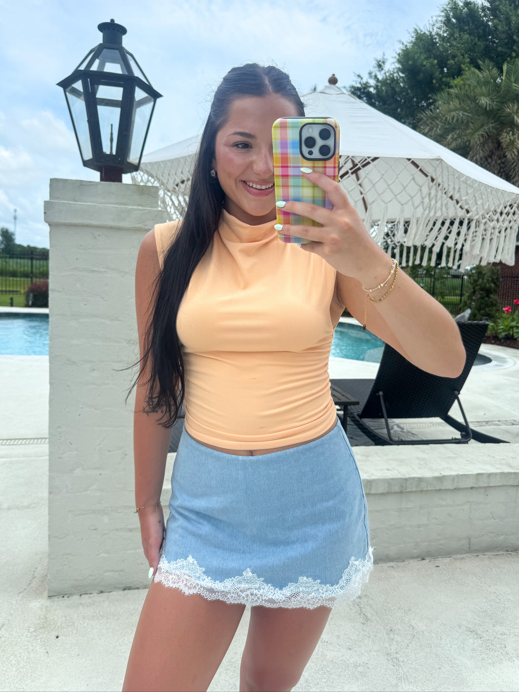 The Peach Bellini Top