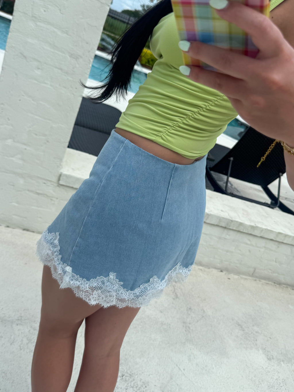 The Luna Lace Skort