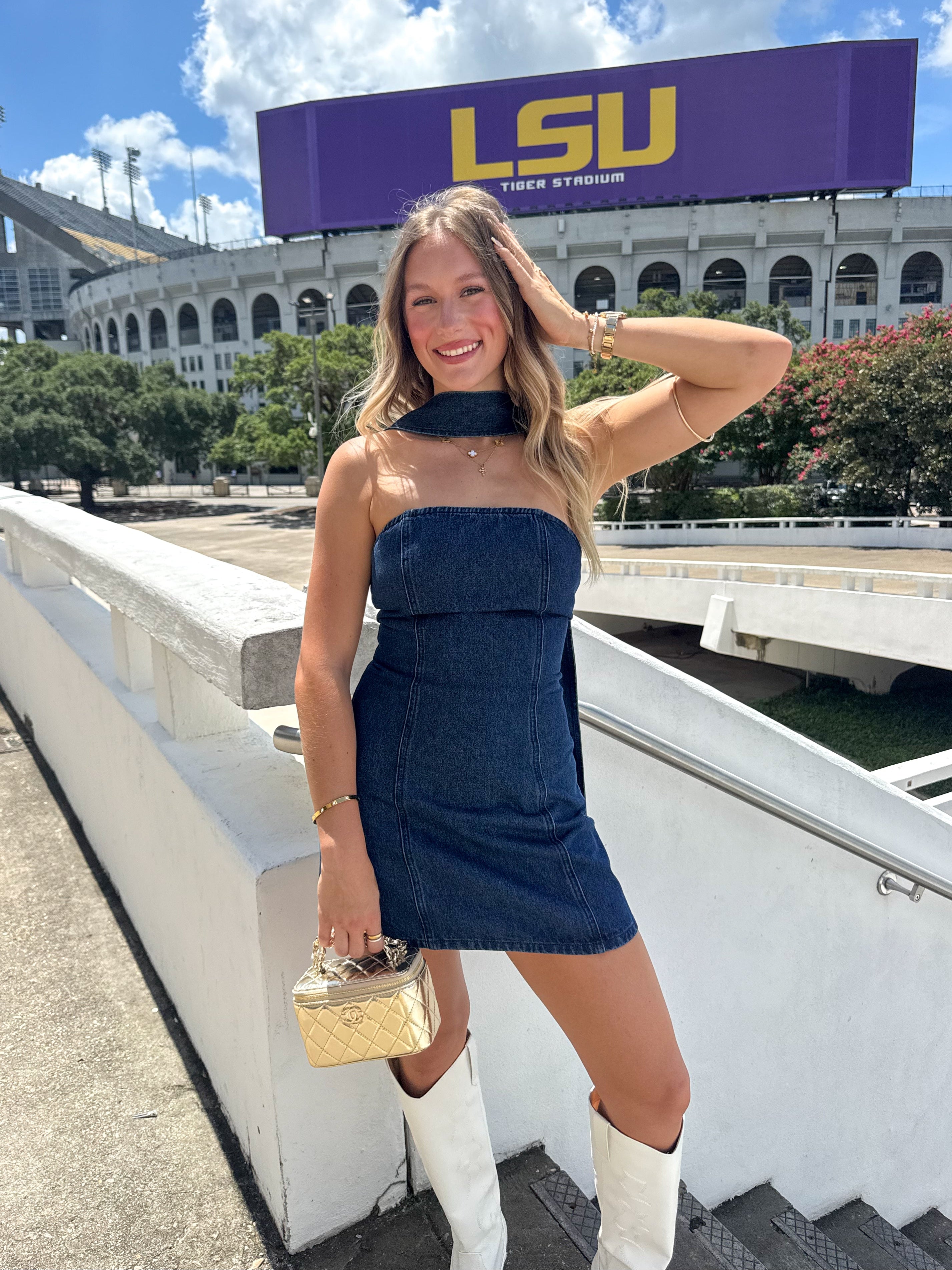 The Belle Denim Dress
